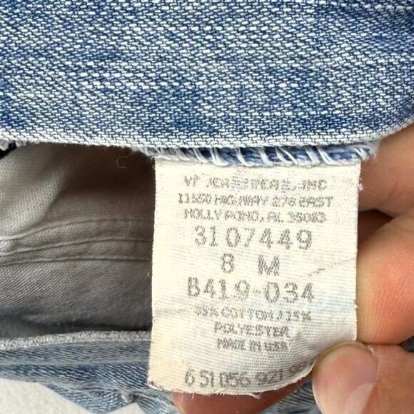 Lee Riveted Jeans Blue‎ Jeans Ladies Size 8 (M) - Picture 3 of 11